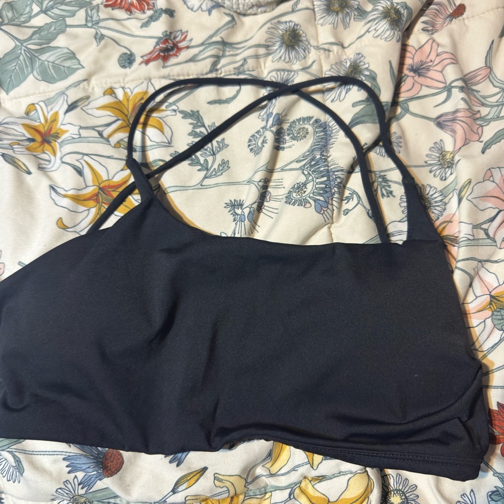 Women's Black Strappy Bralette